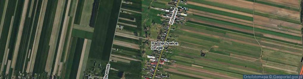 Zdjęcie satelitarne Radziechowice Drugie ul.